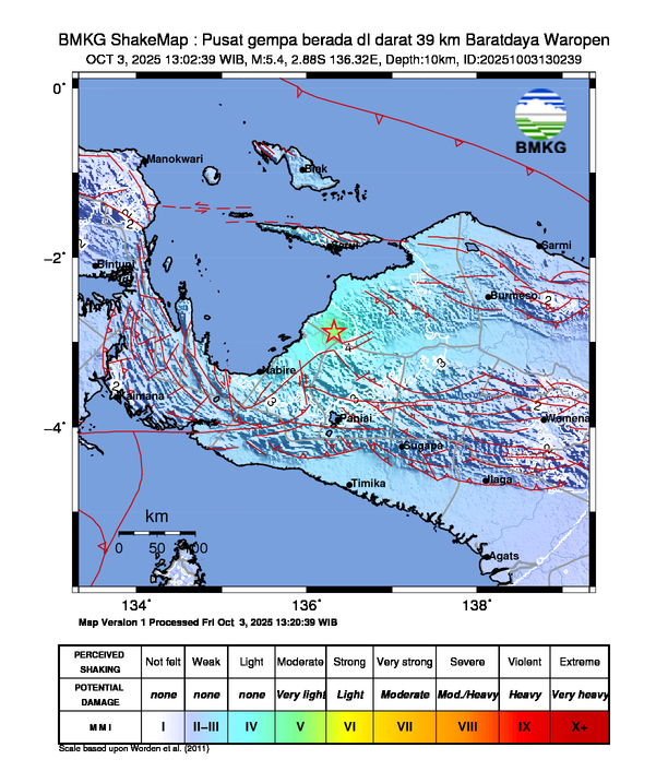 Shakemap