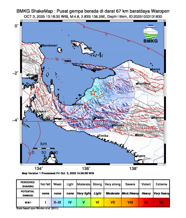 Shakemap