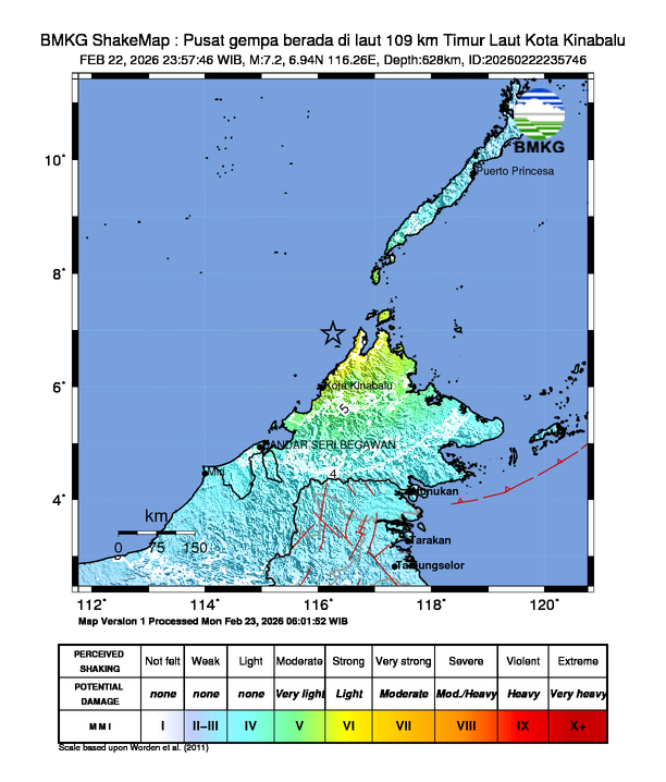 Shakemap