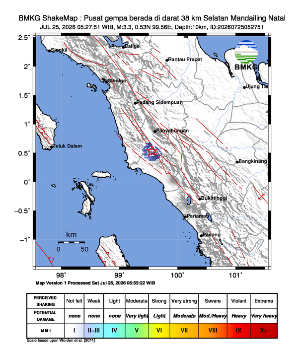 Shakemap BMKG