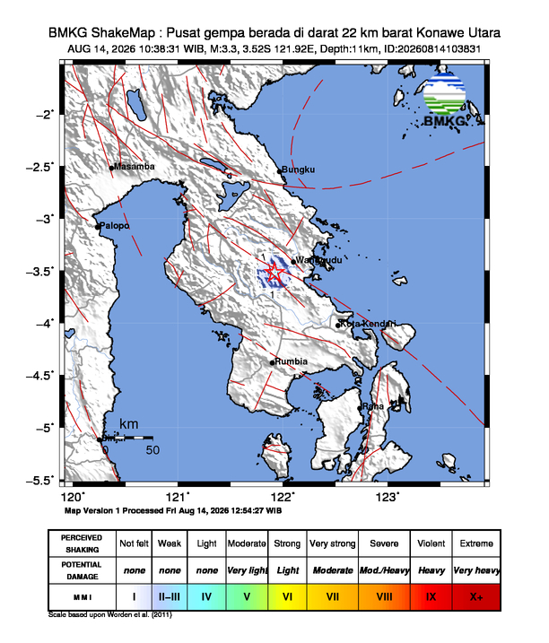 Shakemap