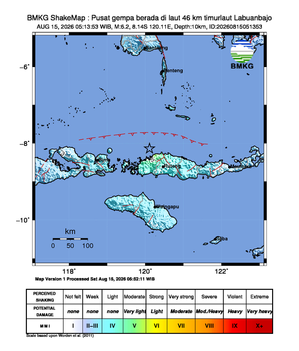 Peta Gempa