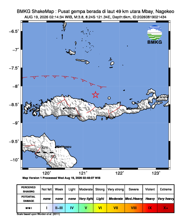 Peta Gempa
