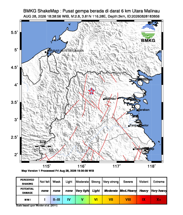 Peta Gempa