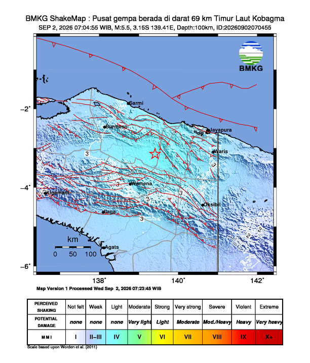 Peta Gempa